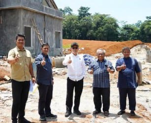 Kepala Kantor Pertanahan Kabupaten Serang Meninjau Lokasi Pembuatan HGB