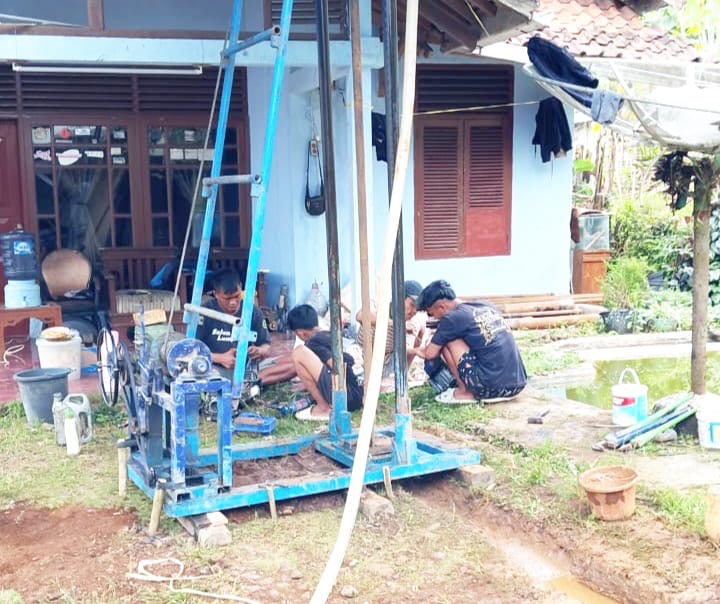Wujudkan Harapan Warga, Pembangunan Sumur Bor di Kampung Pasir Rarangan Desa Pangkalan Disambut Baik Masyarakat