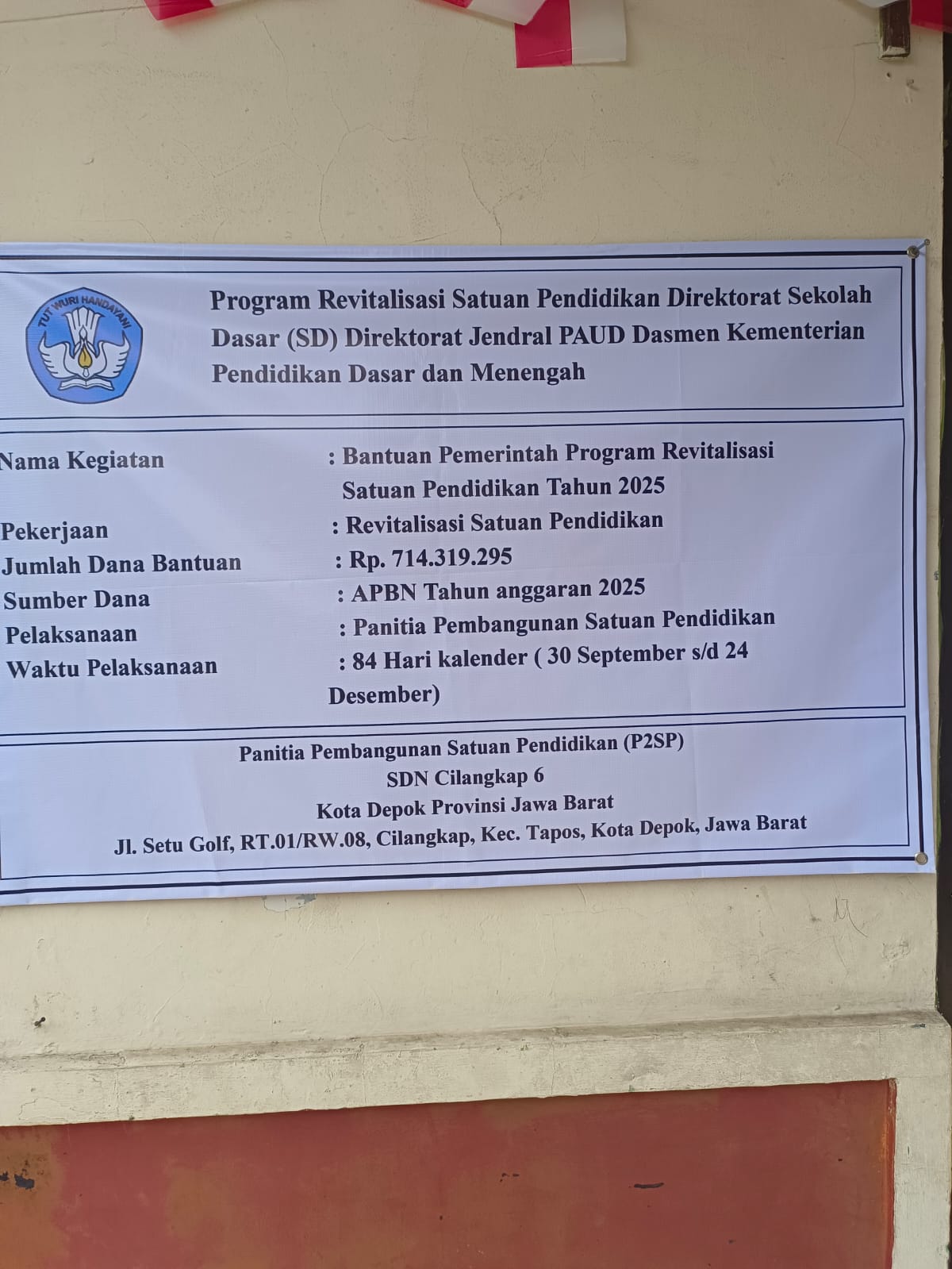 KEPALA SEKOLAH SDN CILANGKAP 6,TIDAK BERSEDIA DIKONFIRMASI AWAK MEDIA