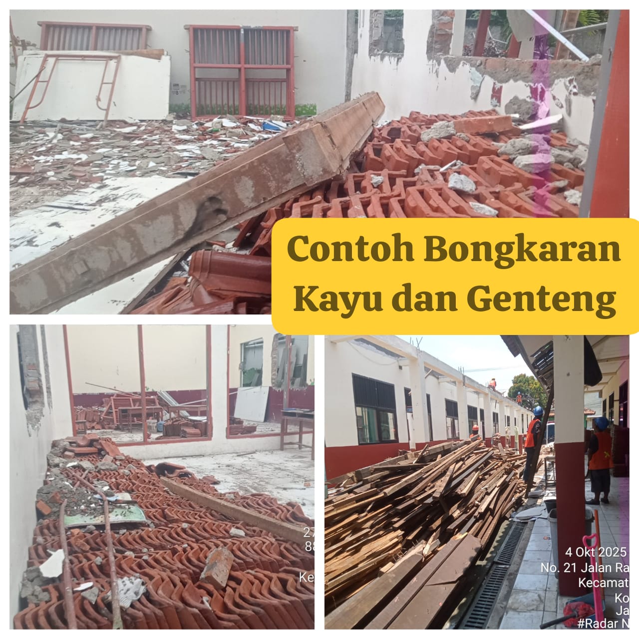 Apakah Bongkaran Kayu dan Genteng yang Masih Bernilai, Akan dihapuskan Pemkot Depok ?