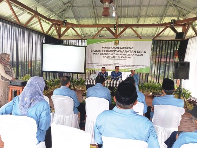 Pemdes Cisande Menggelar Bintek, Membahas Tentang Peningkatan Kapasitas BPD