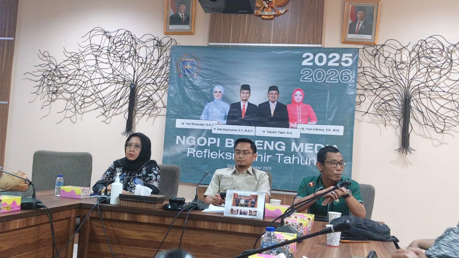 Wartawan depok ngopi bareng DPRD, dan Paparkan Prioritas Kerja Menjelang Akhir 2025