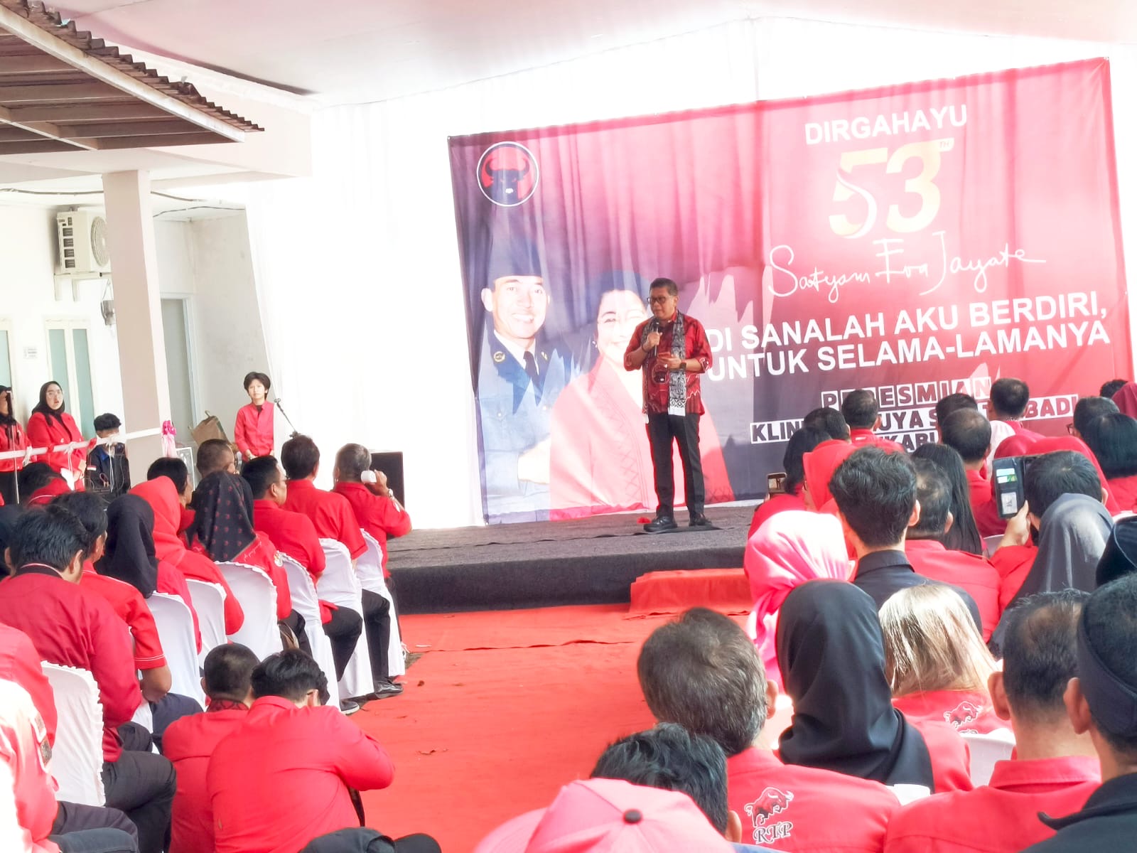 Hasto Kristiyanto Resmikan Klinik Waluya Sejati Abadi di Sukabumi, Fasilitas Murah Meriah sebagai Bentuk Keberpihakan kepada Wong Cilik