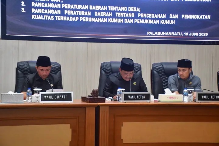 PARIPURNA DPRD, PENYAMPAIAN NOTA PENGGANTAR BUPATI  ATAS RAPERDA PERTANGGUNGJAWABAN APBD 2025