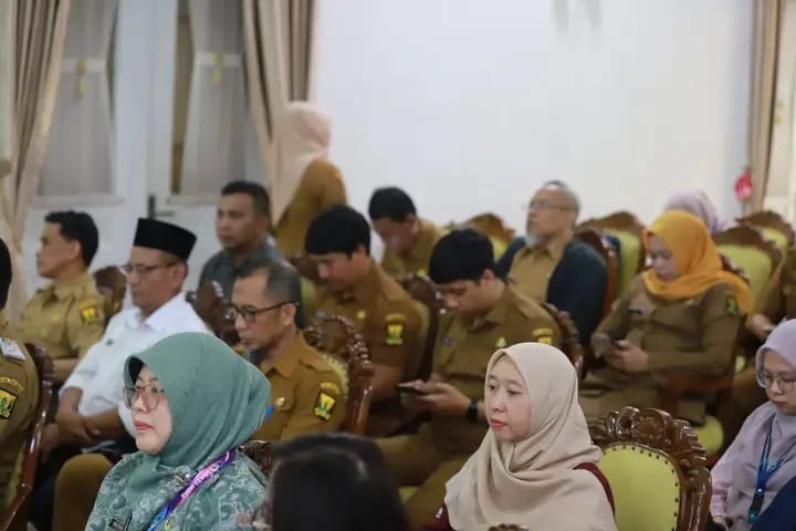 PEMKAB SUKABUMI DAN TIM PERCEPATAN JABAR MAPPING PENCAPAIAN TARGET UHC DI SUKABUMI
