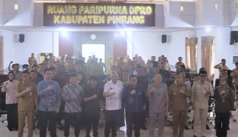 KPK RI Hadir Rakor Program Pemberantasan Korupsi Pemkab Pinrang