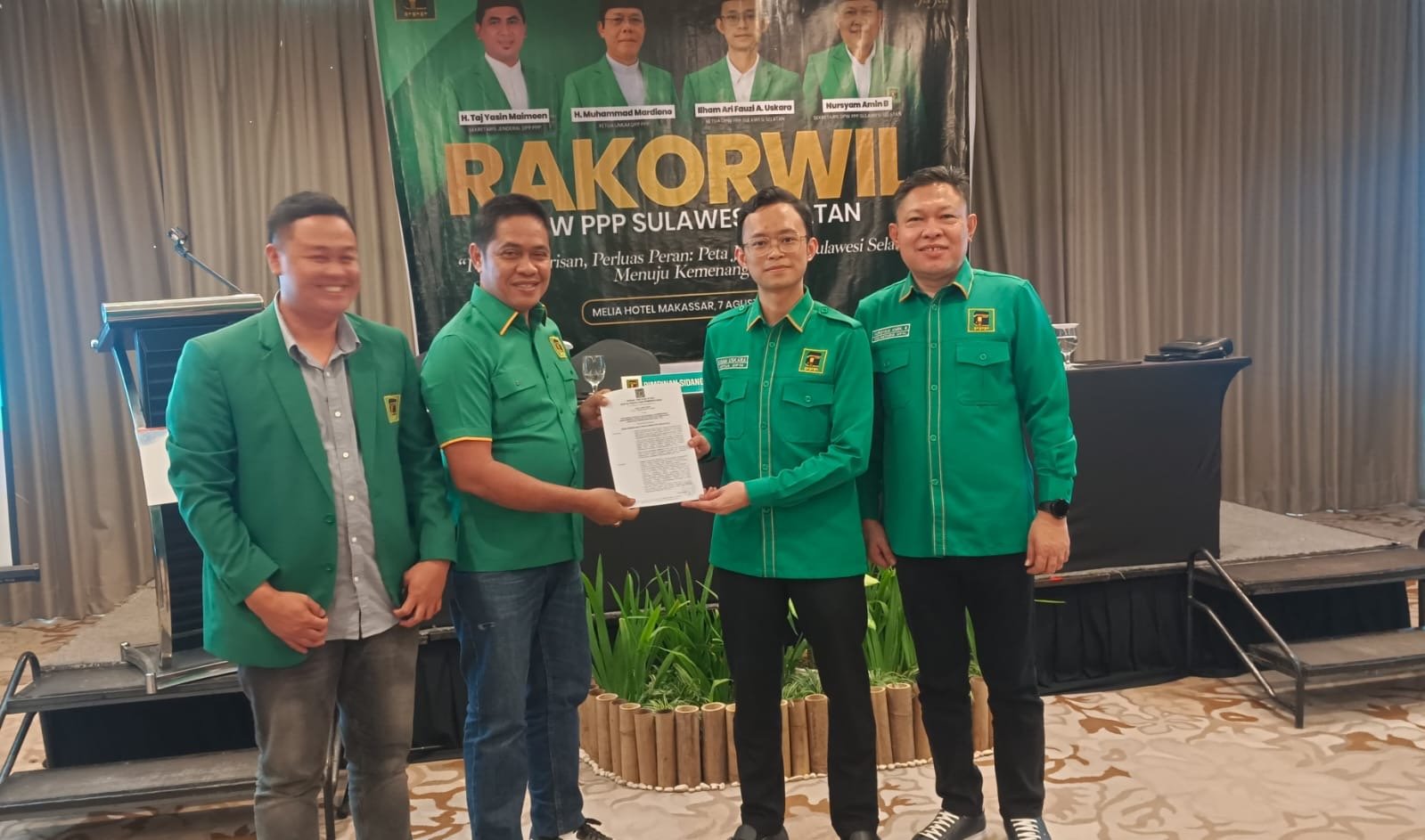 H Sahabuddin Kembali Pimpin DPC PPP Pinrang untuk Periode Kedua