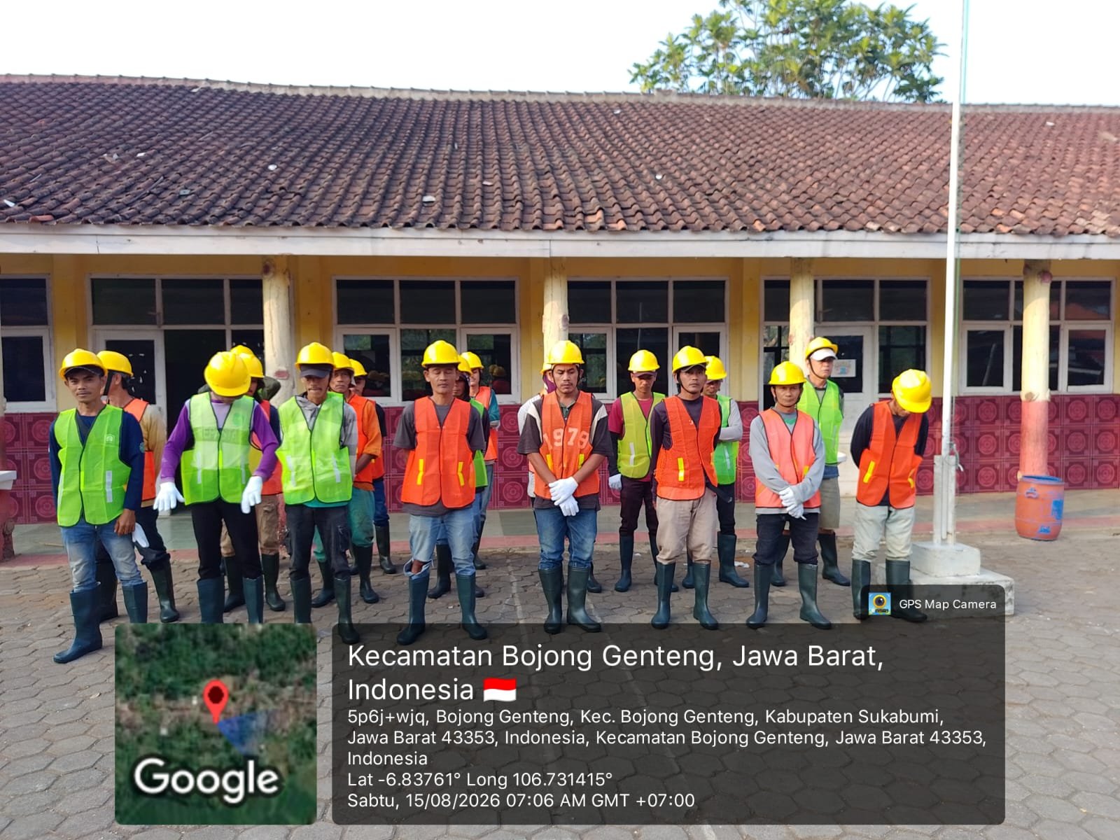 Warga Sambut Baik Program Revitalisasi  Di SDN Pamatutan Desa Bojong Genteng Sukabumi.