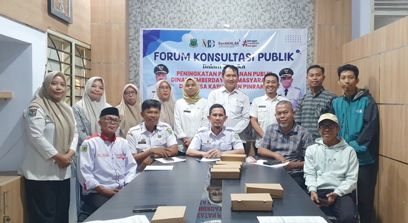 Serap Aspirasi, Dinas PMD Pinrang Gelar Forum Konsultasi Publik