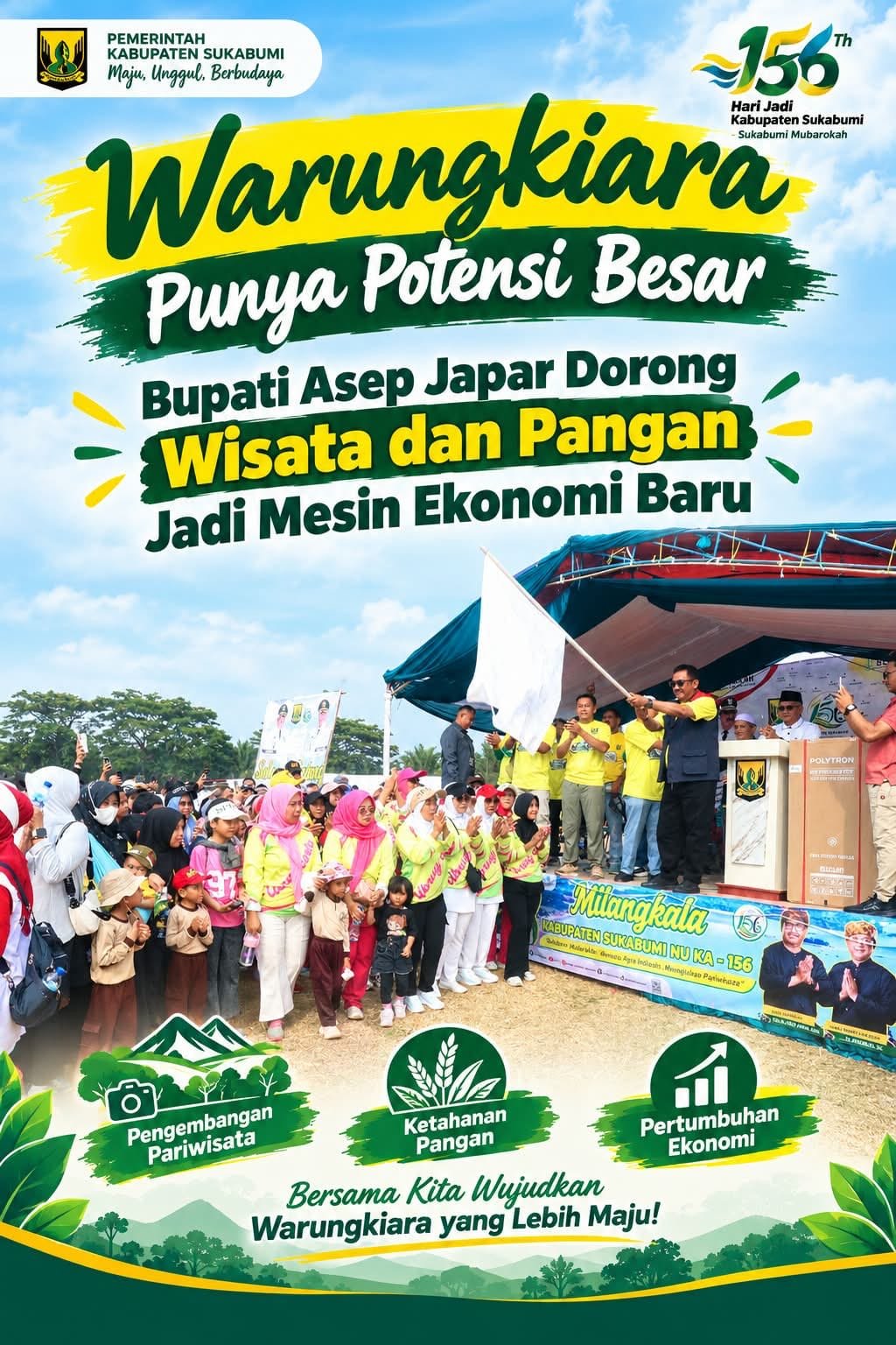 Warung Kiara Punya Potensi Besar Bupati Asep Japar Dorong Wisata dan Pangan Jadi Mesin Ekonomi Baru 