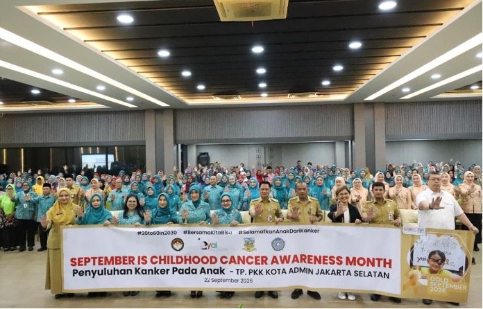 Walkot Jaksel syafrin Liputo Peserta Sosialisasi  Kenali Gejala Kanker Pada Anak Sejak Dini